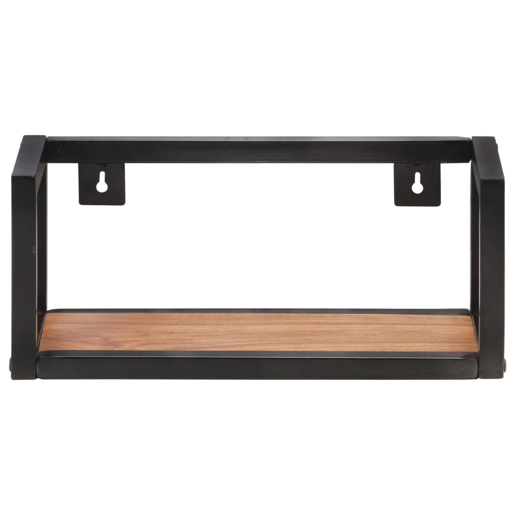 Wall Shelves 2 pcs 40 cm Solid Acacia Wood