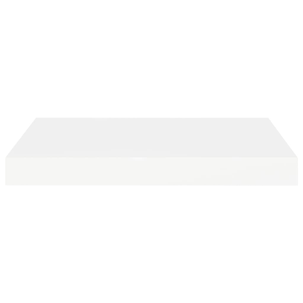 Floating Wall Shelves 2 pcs White 40x23x3.8 cm MDF