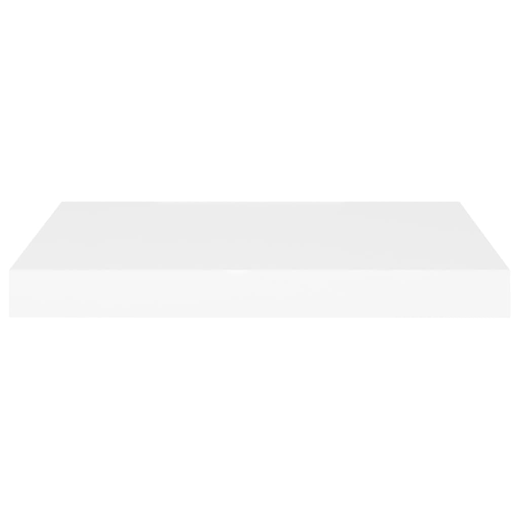 Floating Wall Shelf White 50x23x3.8 cm MDF