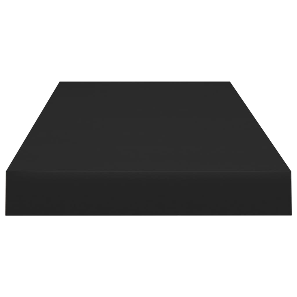 Floating Wall Shelves 4 pcs Black 60x23.5x3.8 cm MDF