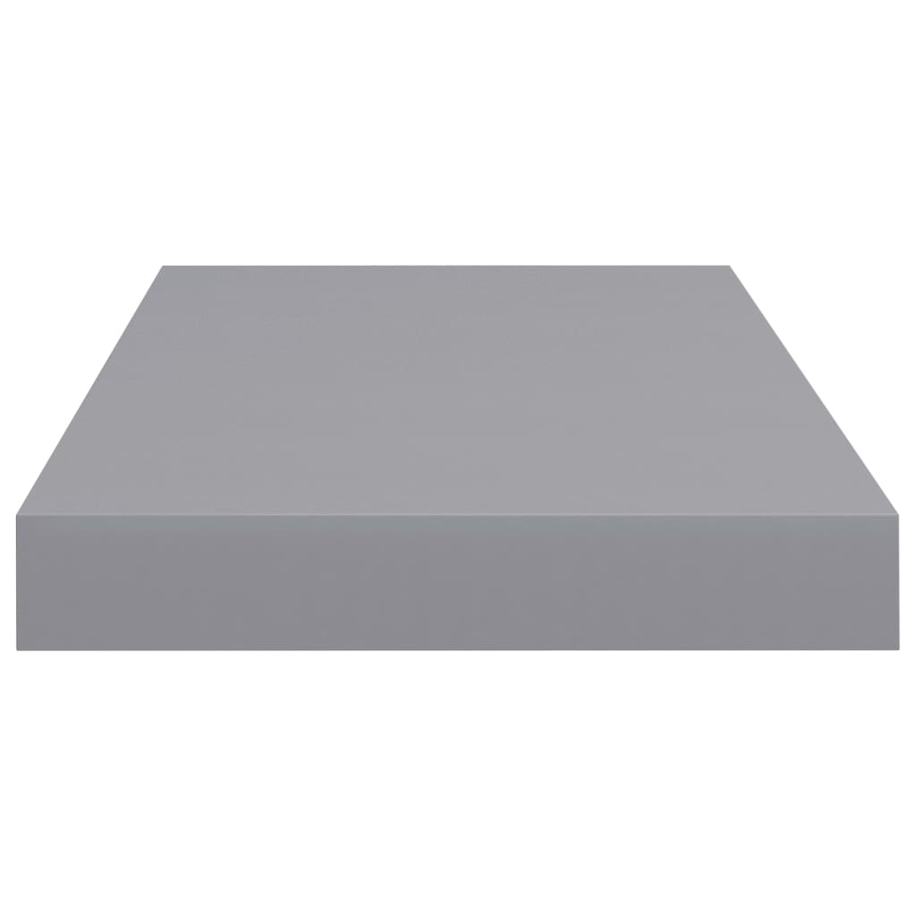 Floating Wall Shelf Grey 50x23x3.8 cm MDF