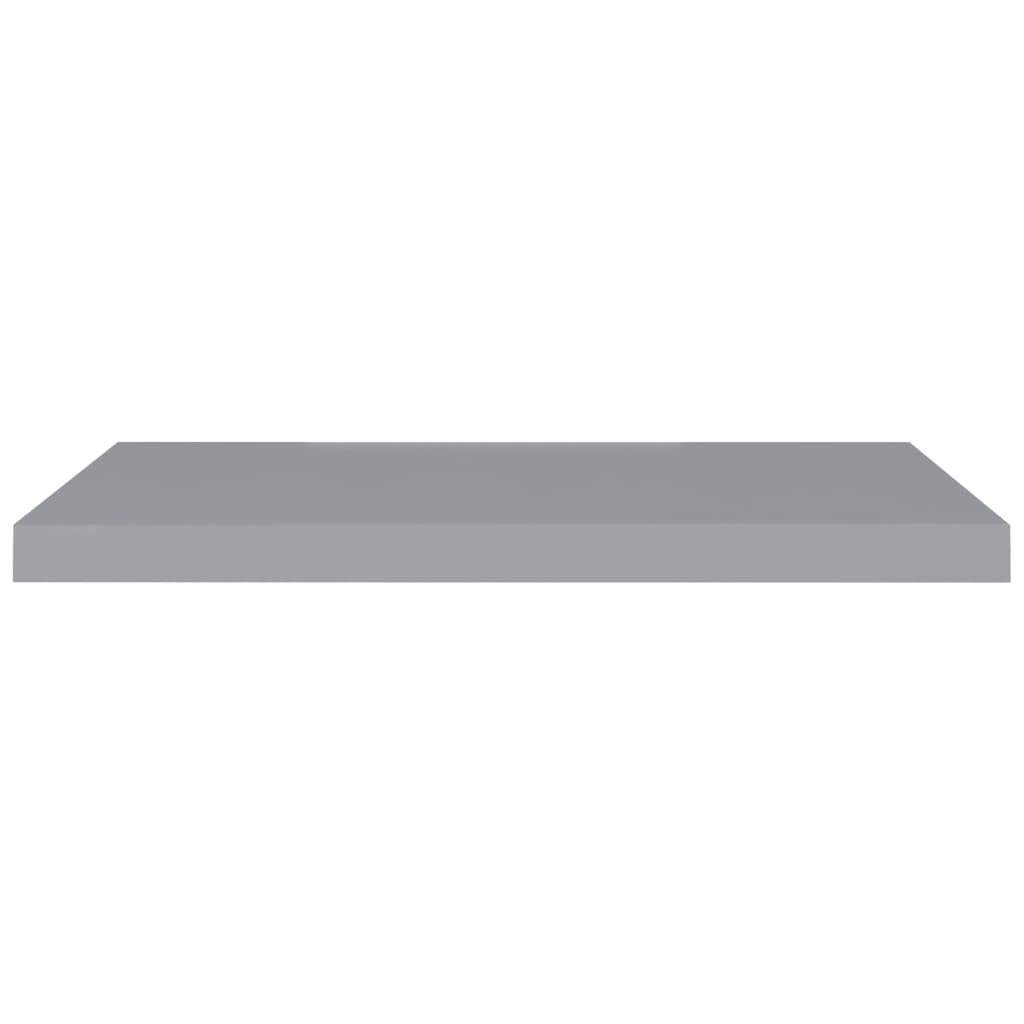 Floating Wall Shelf Grey 80x23.5x3.8 cm MDF