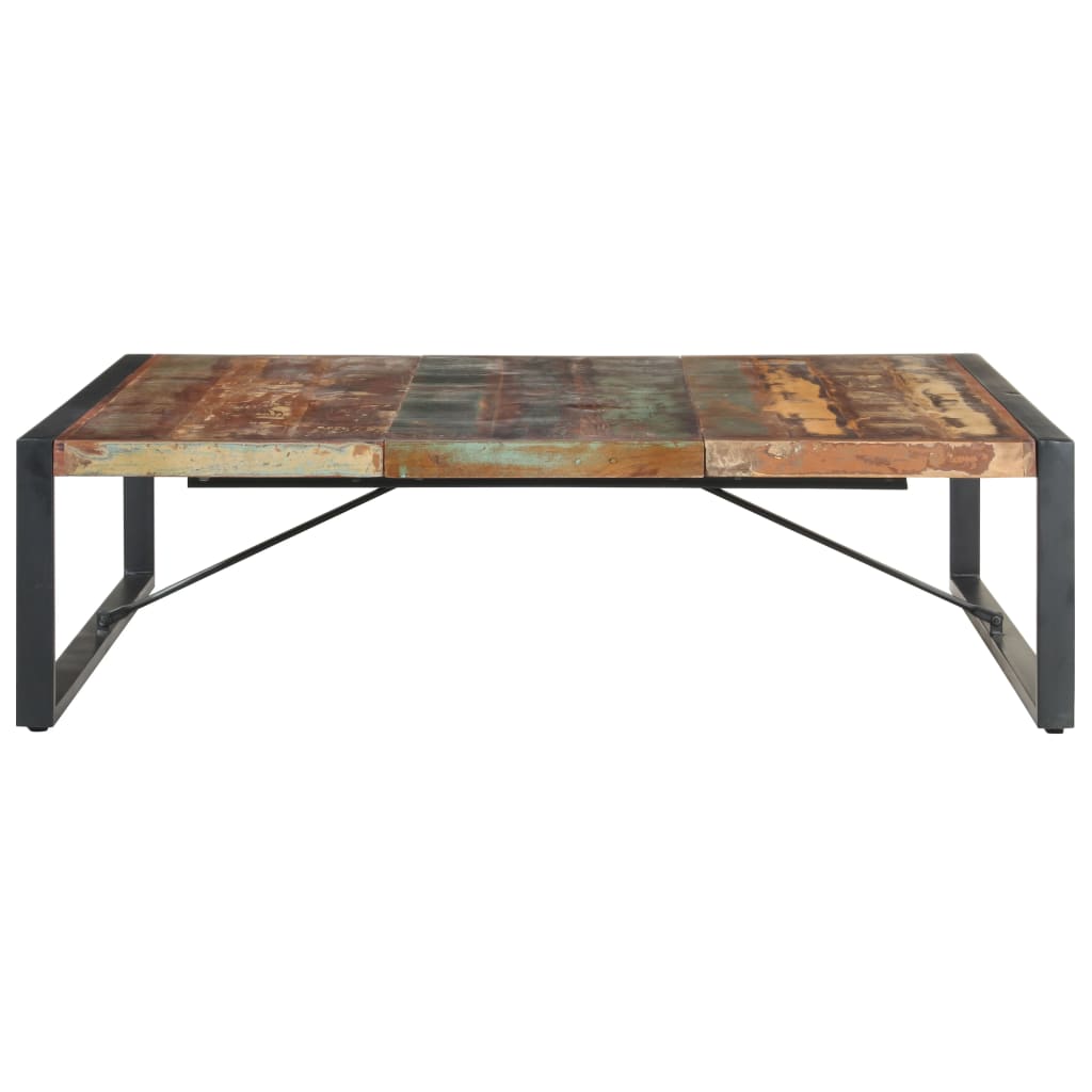 Coffee Table 140x140x40 cm Solid Wood Reclaimed