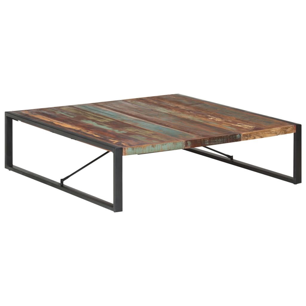 Coffee Table 140x140x40 cm Solid Wood Reclaimed