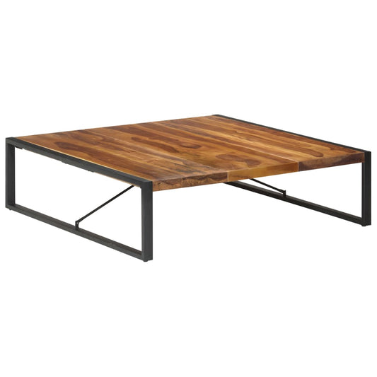 Coffee Table 140x140x40 cm Solid Wood with Sheesham Finish