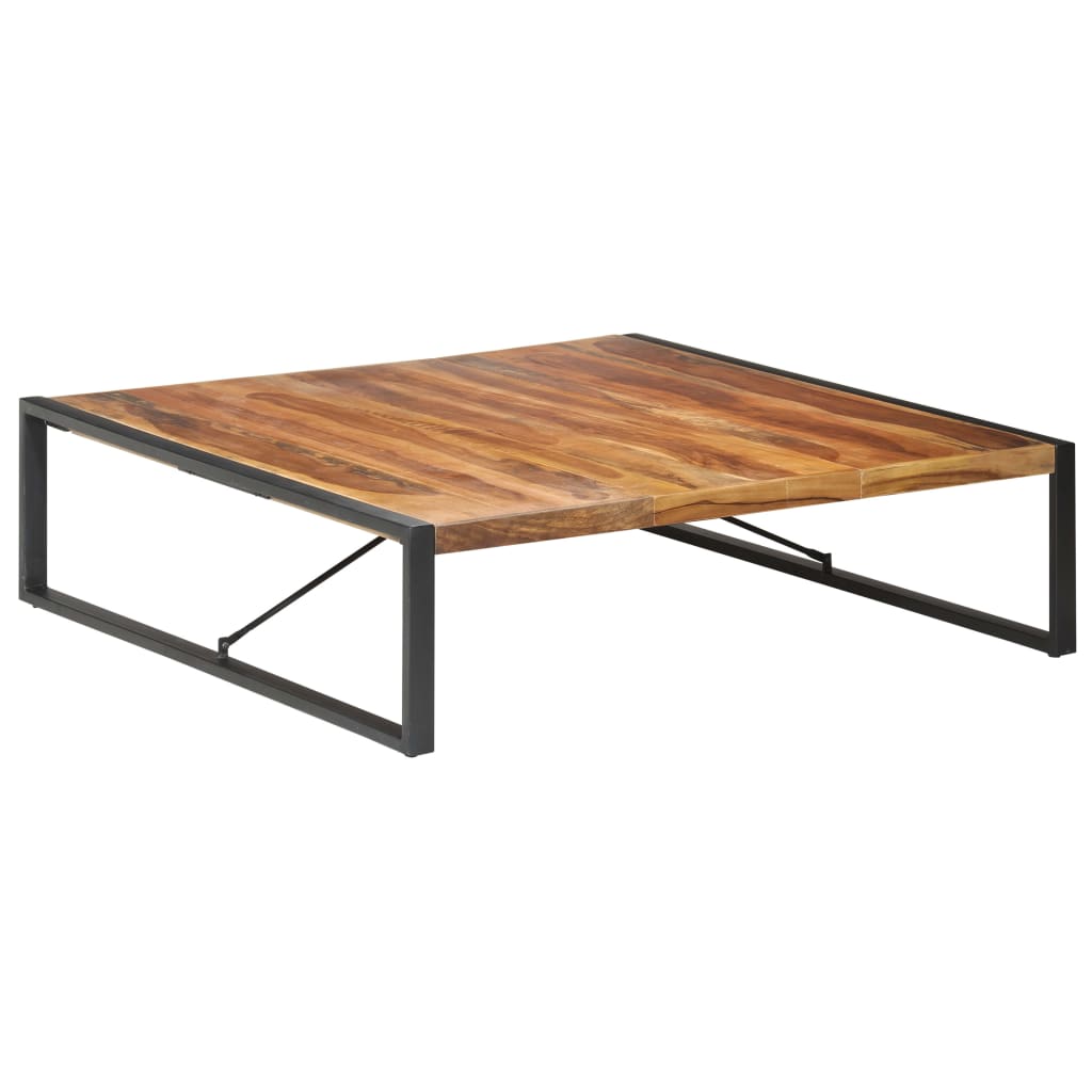 Coffee Table 140x140x40 cm Solid Wood with Sheesham Finish