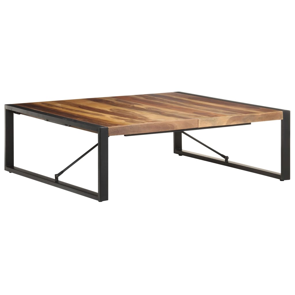 Coffee Table 120x120x40 cm Solid Wood with Sheesham Finish