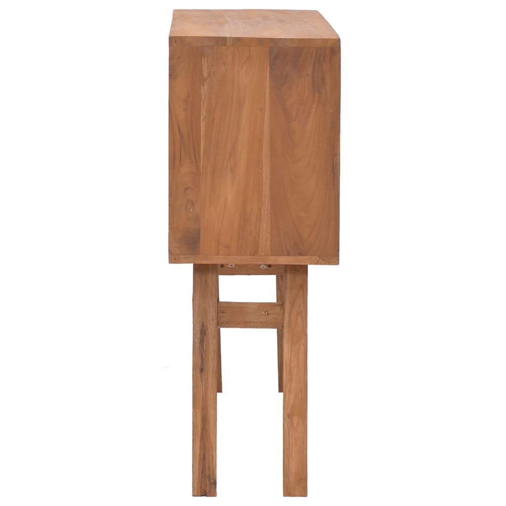 Console Table 80x30x80 cm Solid Teak Wood