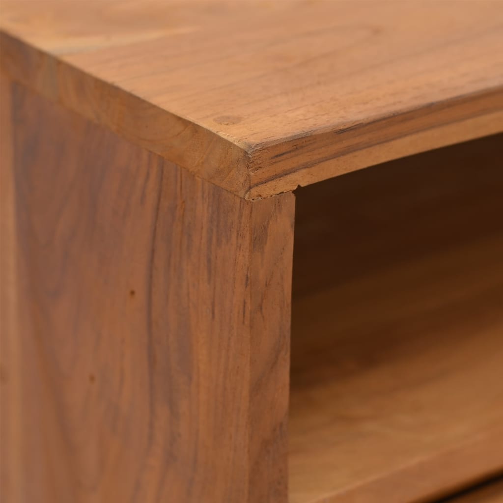 Console Table 80x30x80 cm Solid Teak Wood