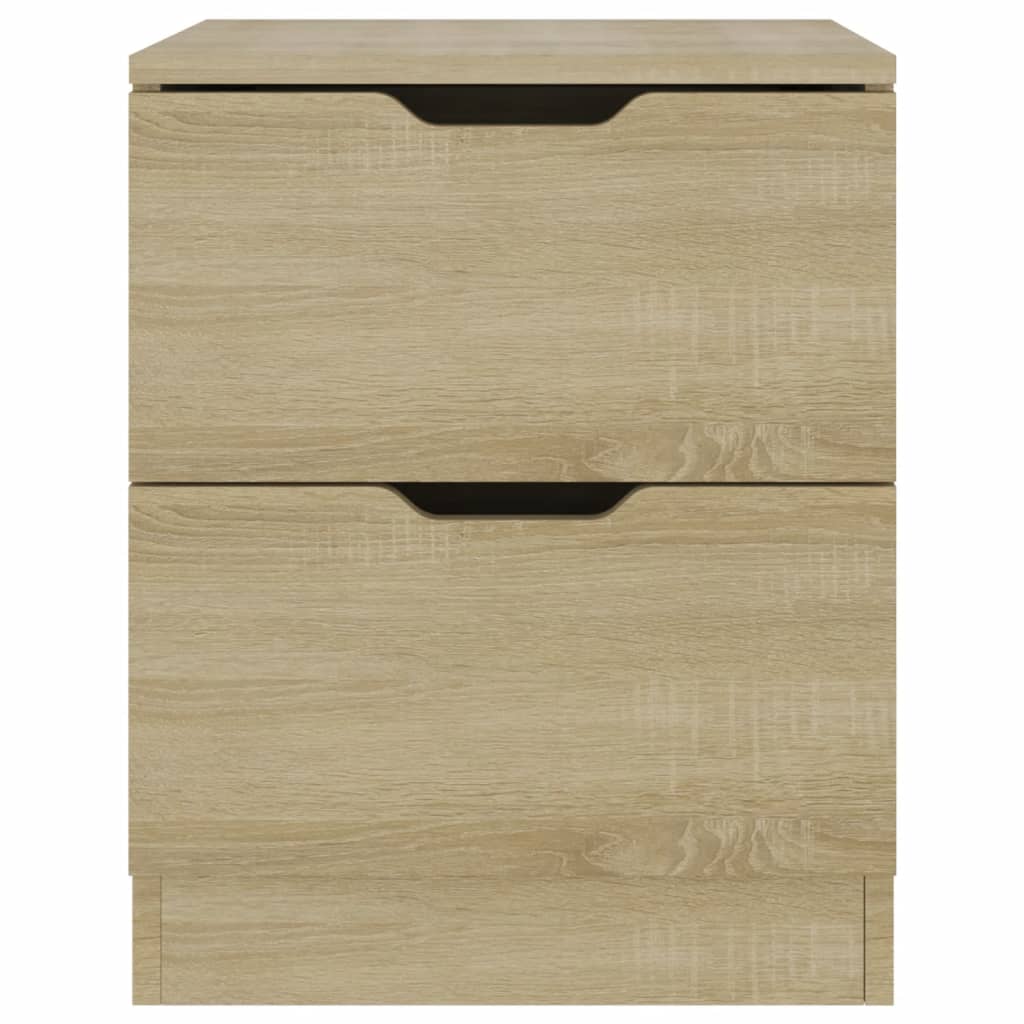 Bedside Cabinets 2 pcs Sonoma Oak 40x40x50 cm Engineered Wood