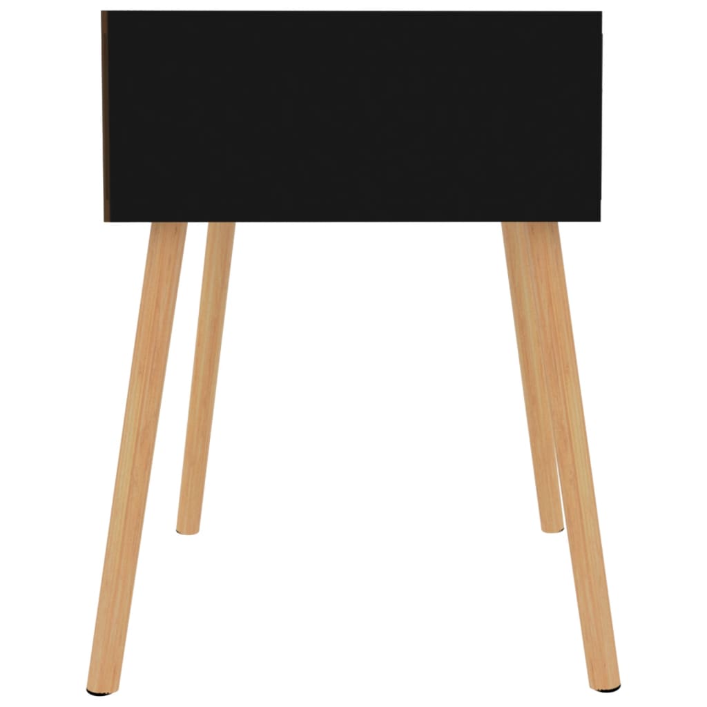 Bedside Cabinets 2 pcs Black 40x40x56 cm Engineered Wood