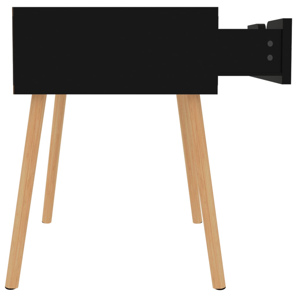 Bedside Cabinets 2 pcs Black 40x40x56 cm Engineered Wood