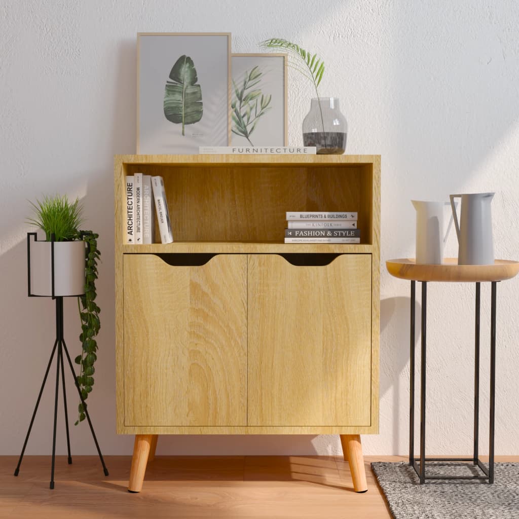 Sideboard Sonoma Oak 60x30x72 cm Engineered Wood