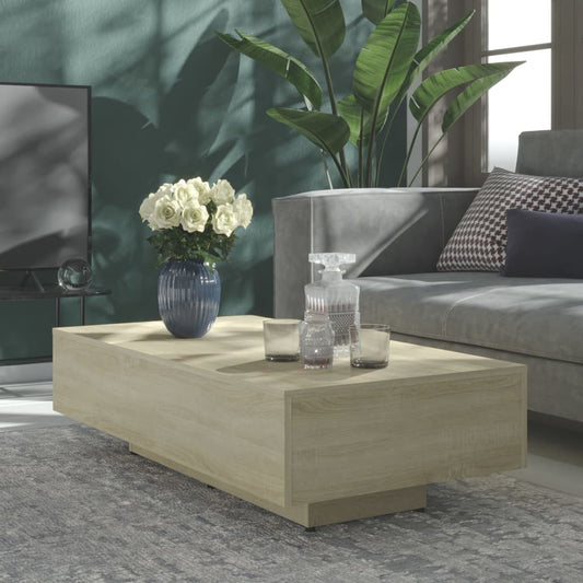 Coffee Table Sonoma Oak 115x60x31 cm Engineered Wood