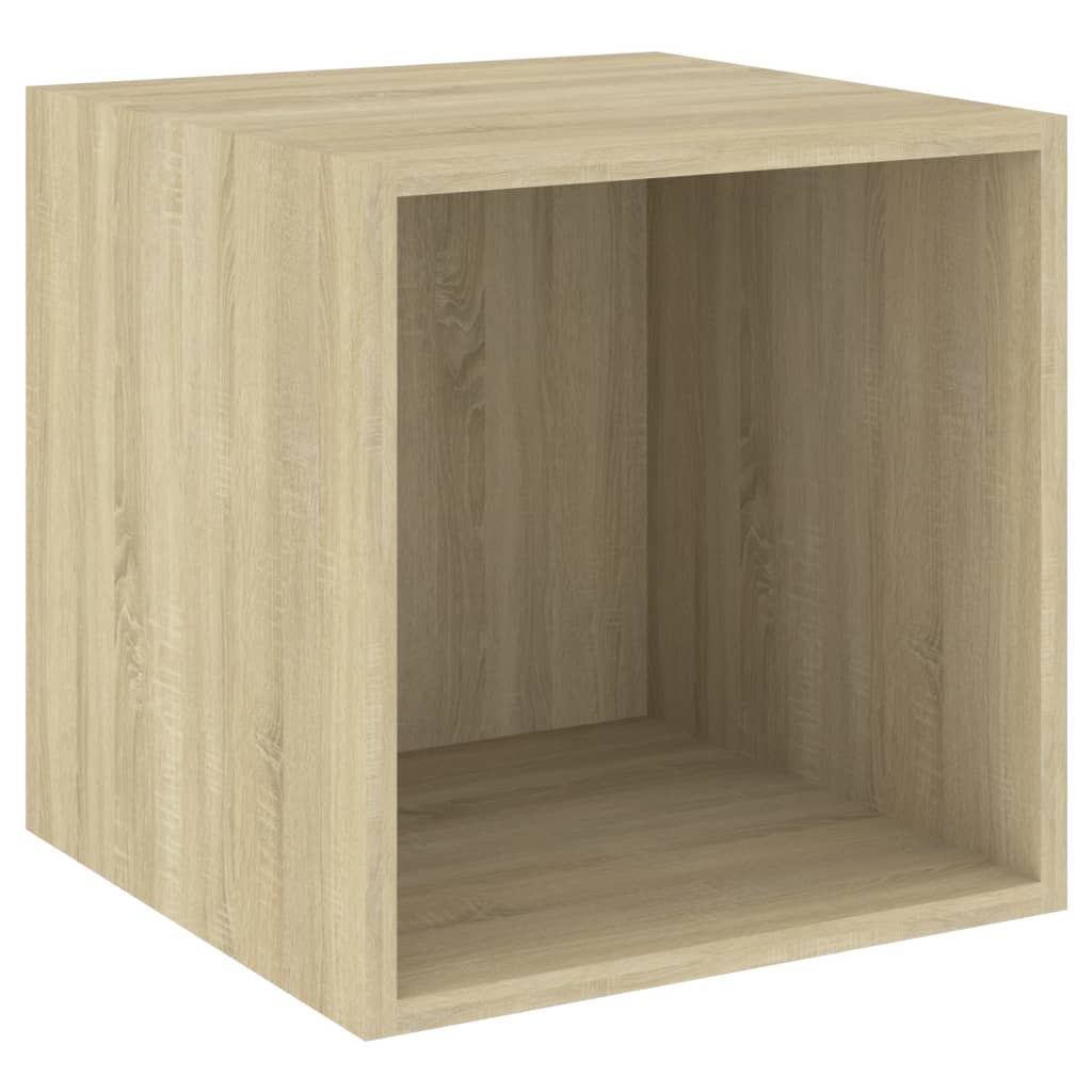 Wall Cabinets 4 pcs Sonoma Oak 37x37x37 cm Engineered Wood