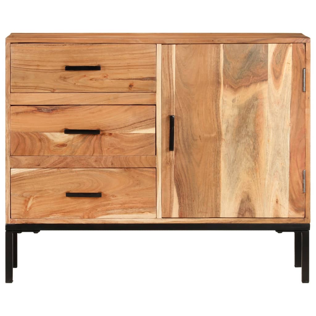 Sideboard 88x30x73 cm Solid Acacia Wood