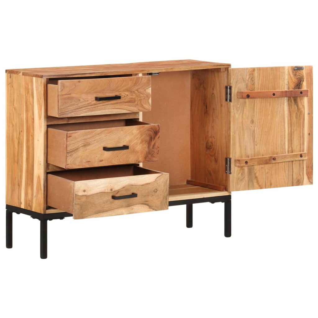 Sideboard 88x30x73 cm Solid Acacia Wood