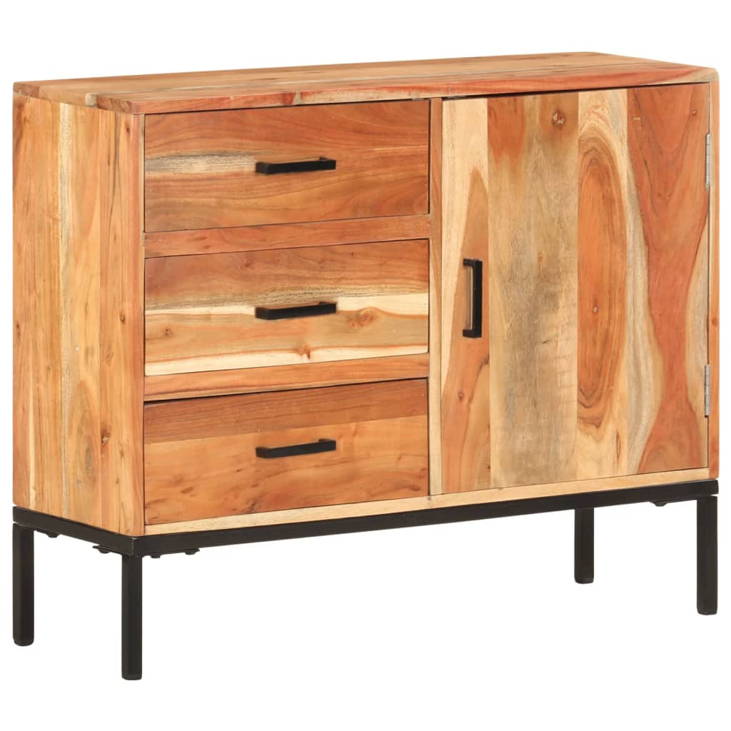 Sideboard 88x30x73 cm Solid Acacia Wood