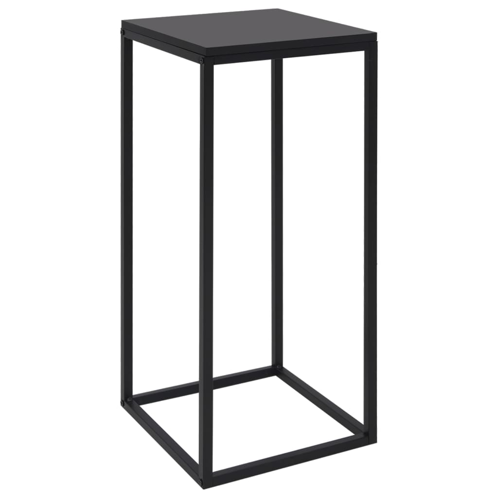 Side Tables 2 pcs Black Steel