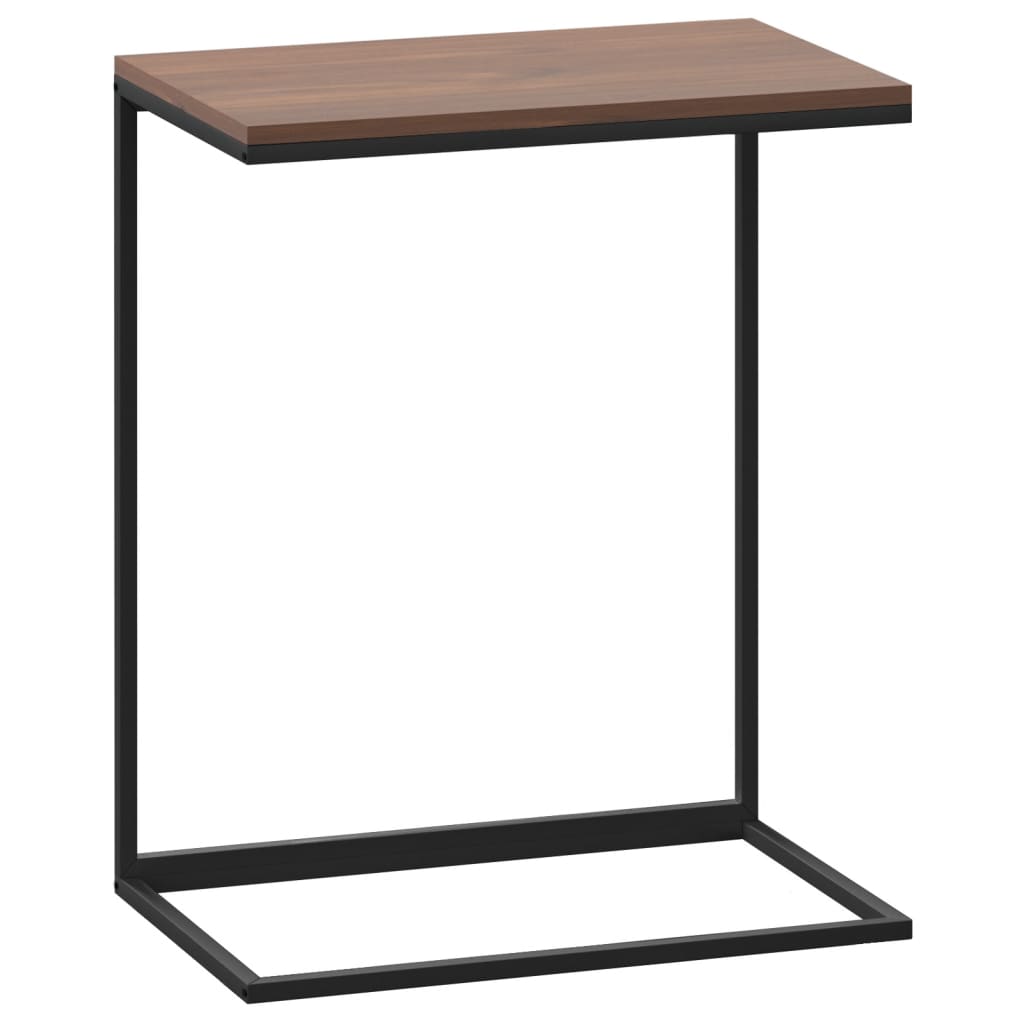 Side Table Black 55x35x66 cm Engineered Wood