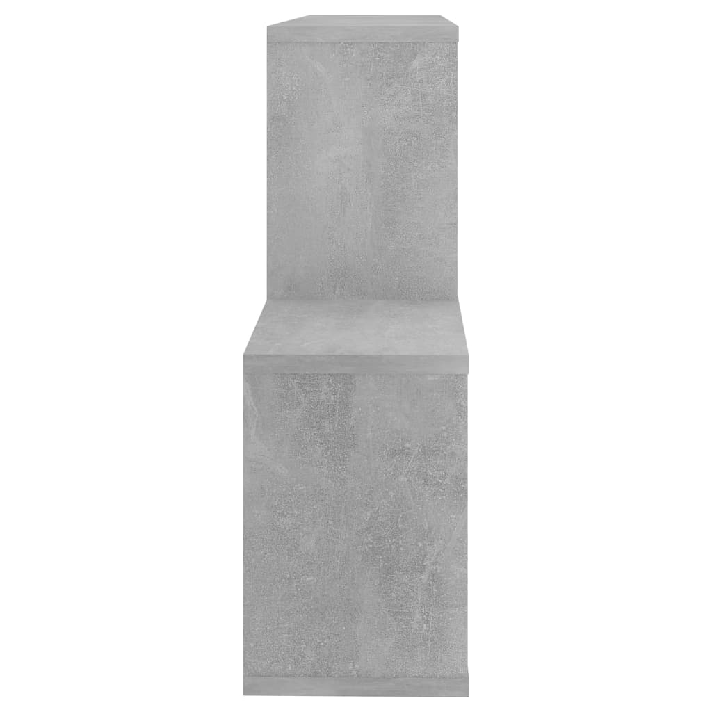 Wall Shelf Concrete Grey 100x18x53 cm Engineered Wood