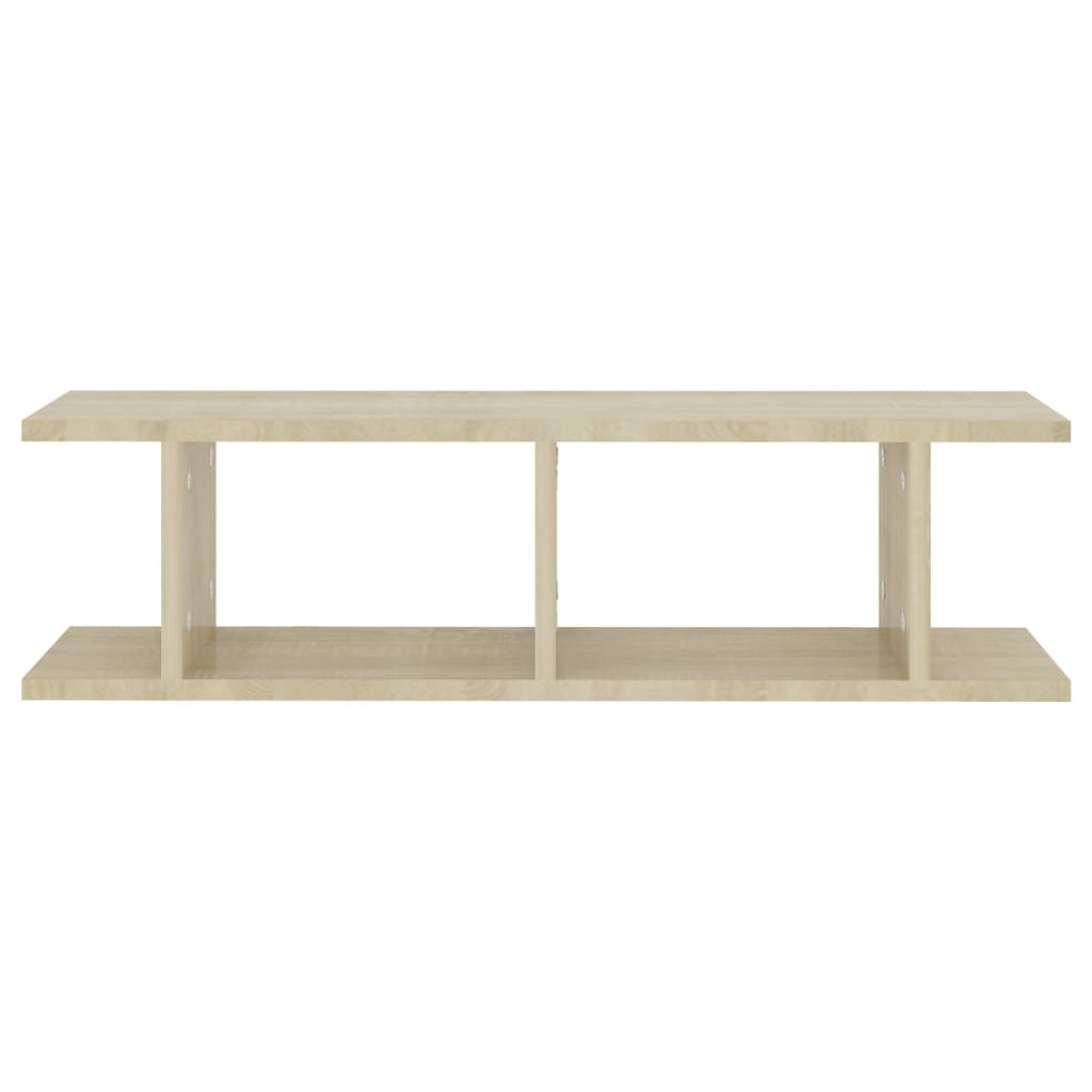 Wall Shelves 2 pcs Sonoma Oak 75x18x20 cm Engineered Wood