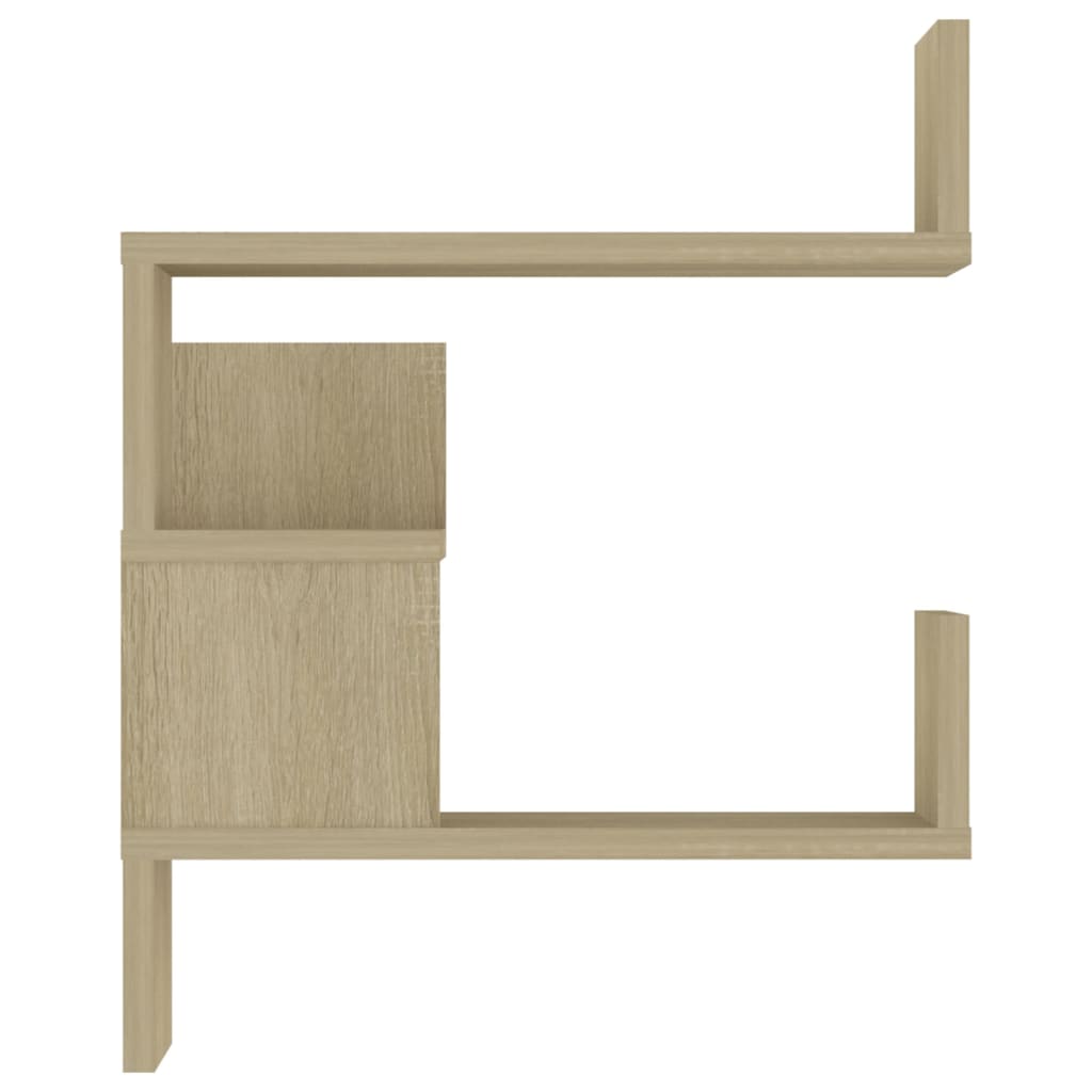 Wall Corner Shelves 2 pcs Sonoma Oak 40x40x50 cm Engineered Wood