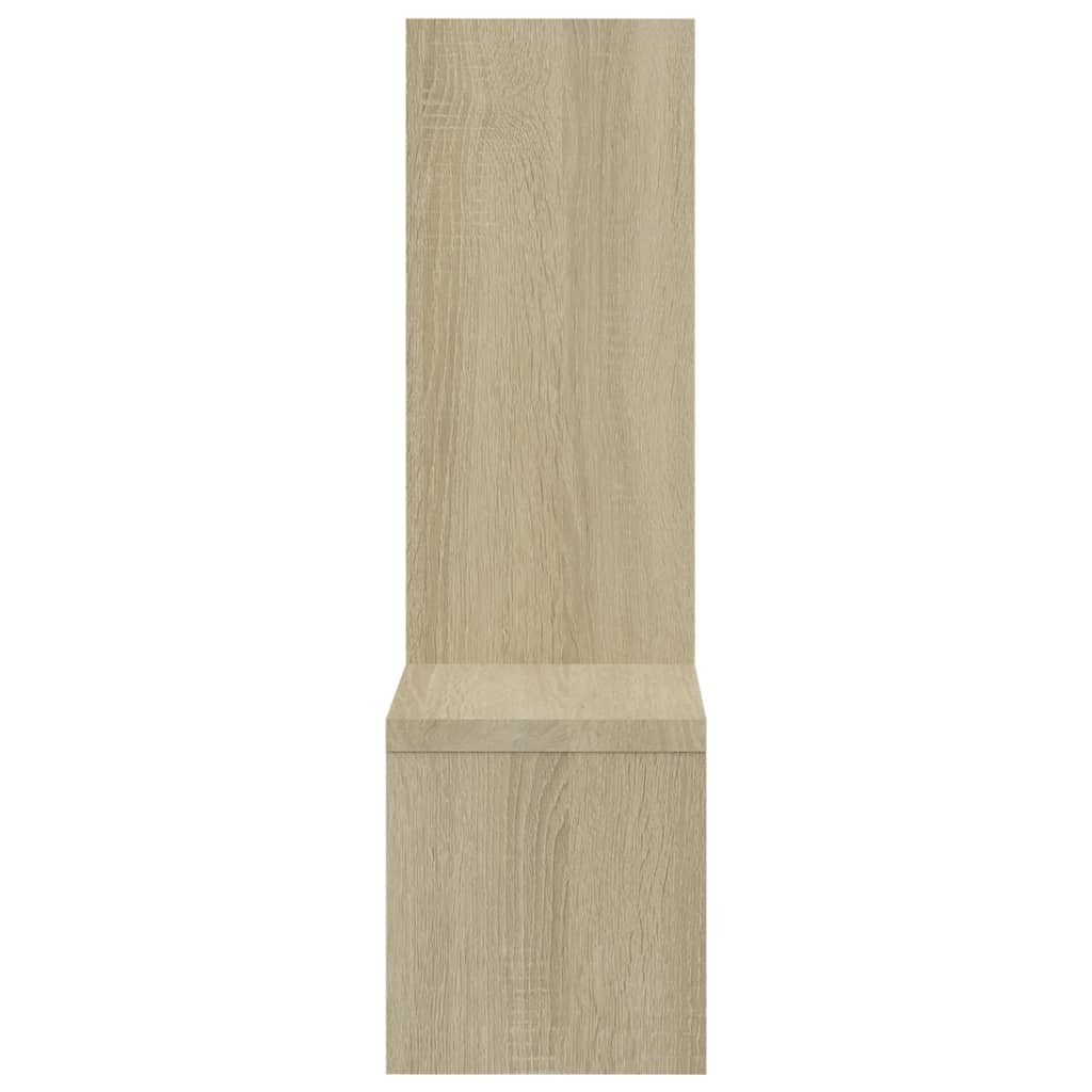 Wall Shelves 2 pcs Sonoma Oak 50x15x50 cm Engineered Wood