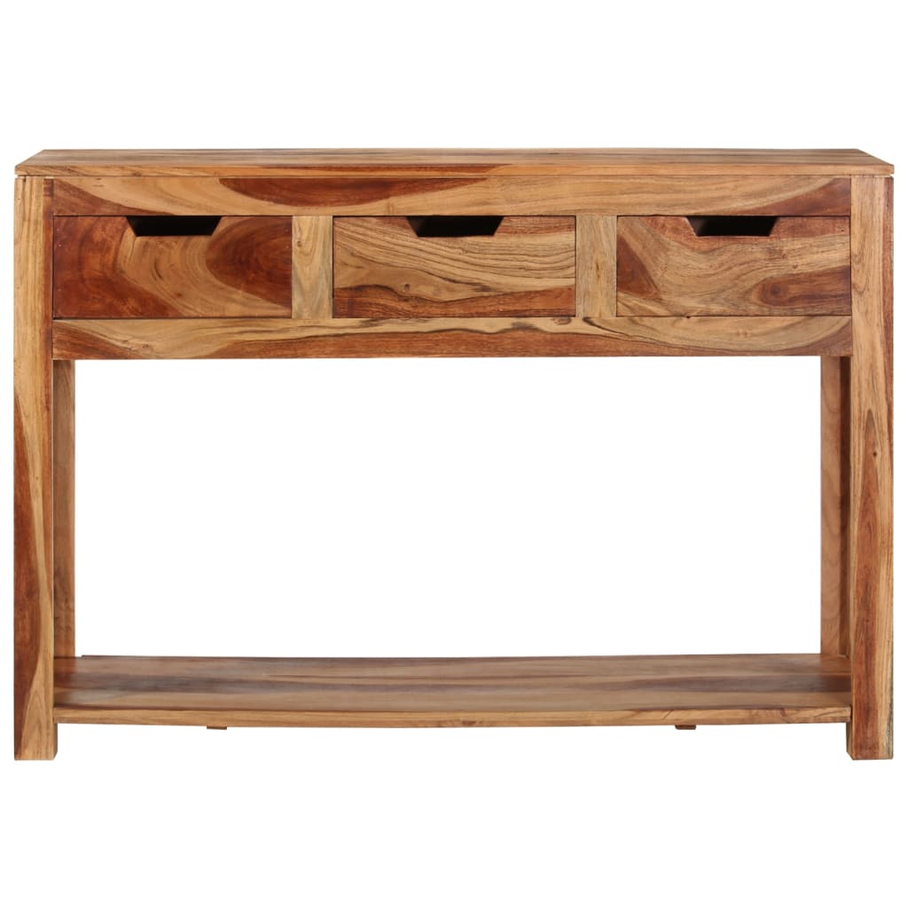 Console Table 110x35x75 cm Solid Wood Acacia