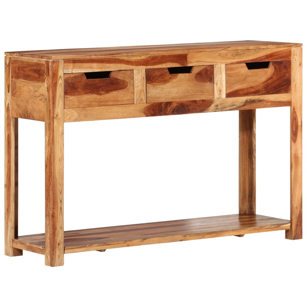 Console Table 110x35x75 cm Solid Wood Acacia