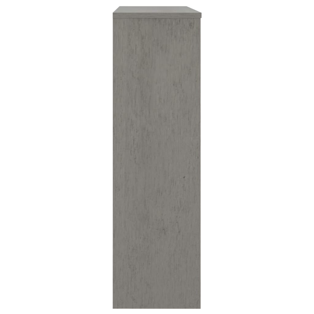 Top for Highboard"HAMAR" Light Grey 90x30x100cm Solid Wood Pine