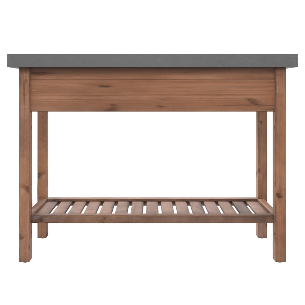 Console Table 110x35x80 cm Solid Wood Fir