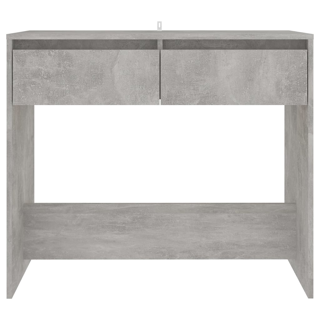 Console Table Concrete Grey 89x41x76.5 cm Engineered Wood