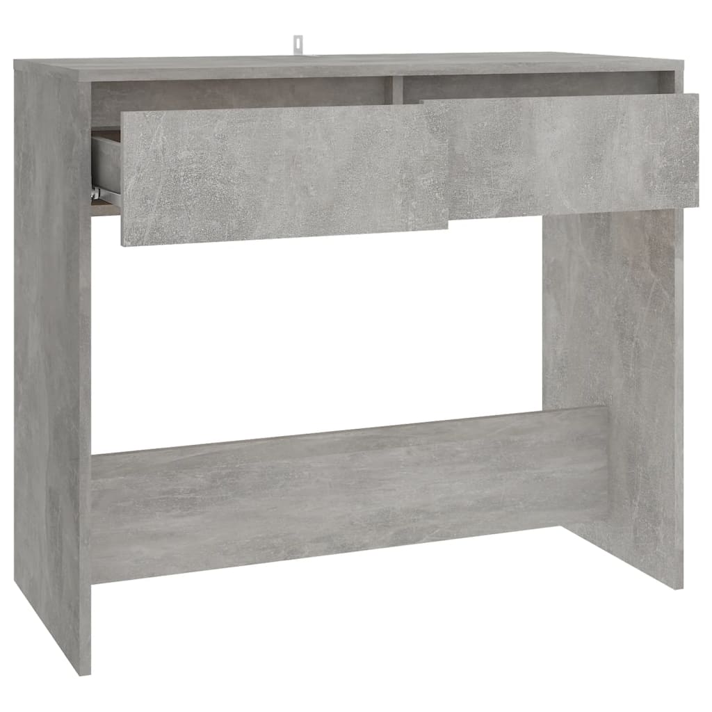 Console Table Concrete Grey 89x41x76.5 cm Engineered Wood