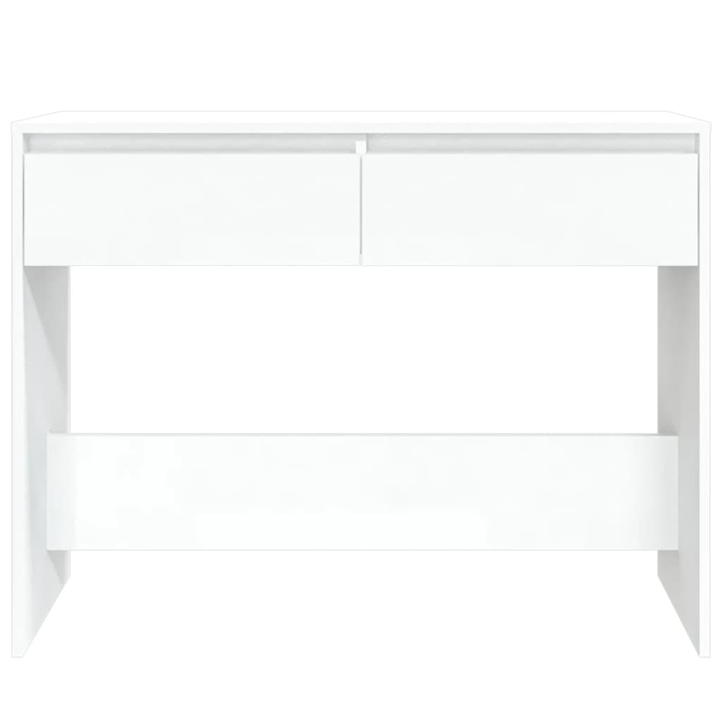 Console Table White 100x35x76.5 cm Engineered Wood