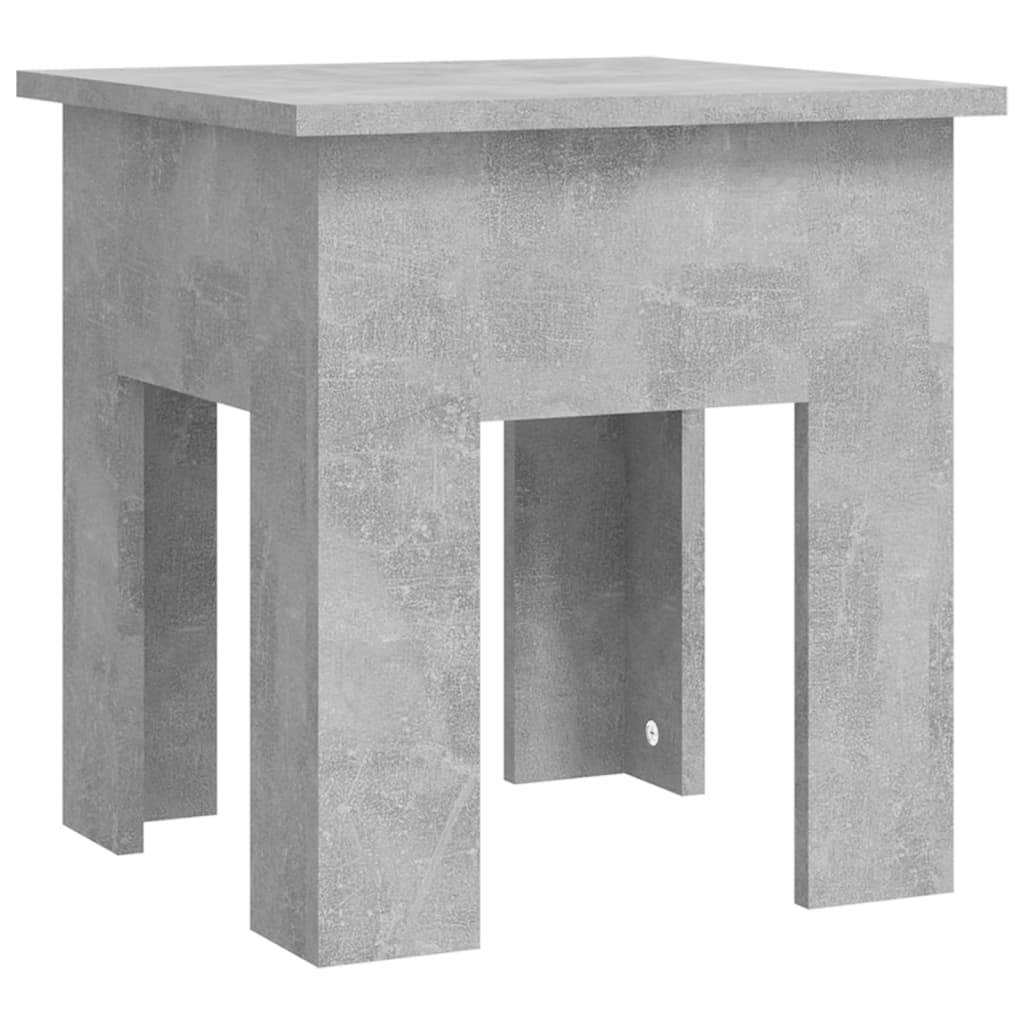 Coffee Table Concrete Grey 40x40x42 cm Engineered Wood