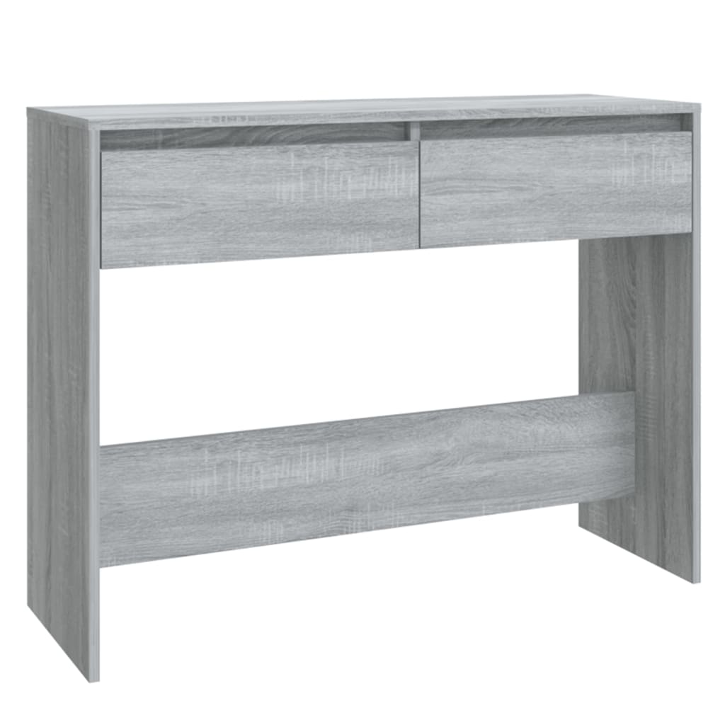 Console Table Grey Sonoma 100x35x76.5 cm Engineered Wood