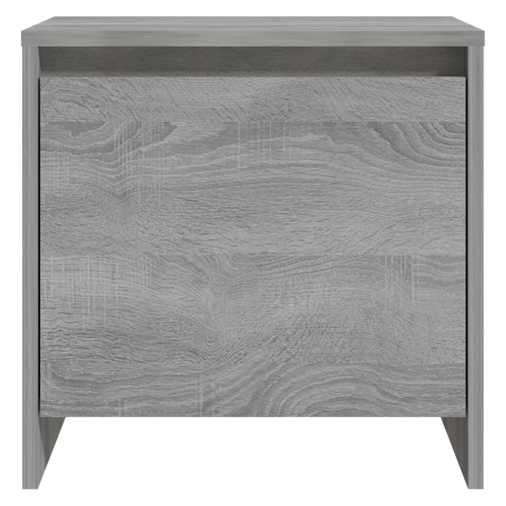 Bedside Cabinet Grey Sonoma 45x34x44.5 cm Engineered Wood