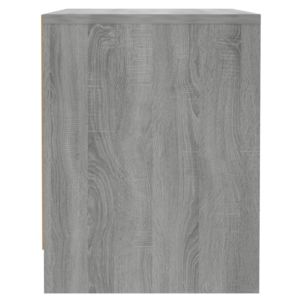 Bedside Cabinet Grey Sonoma 45x34x44.5 cm Engineered Wood