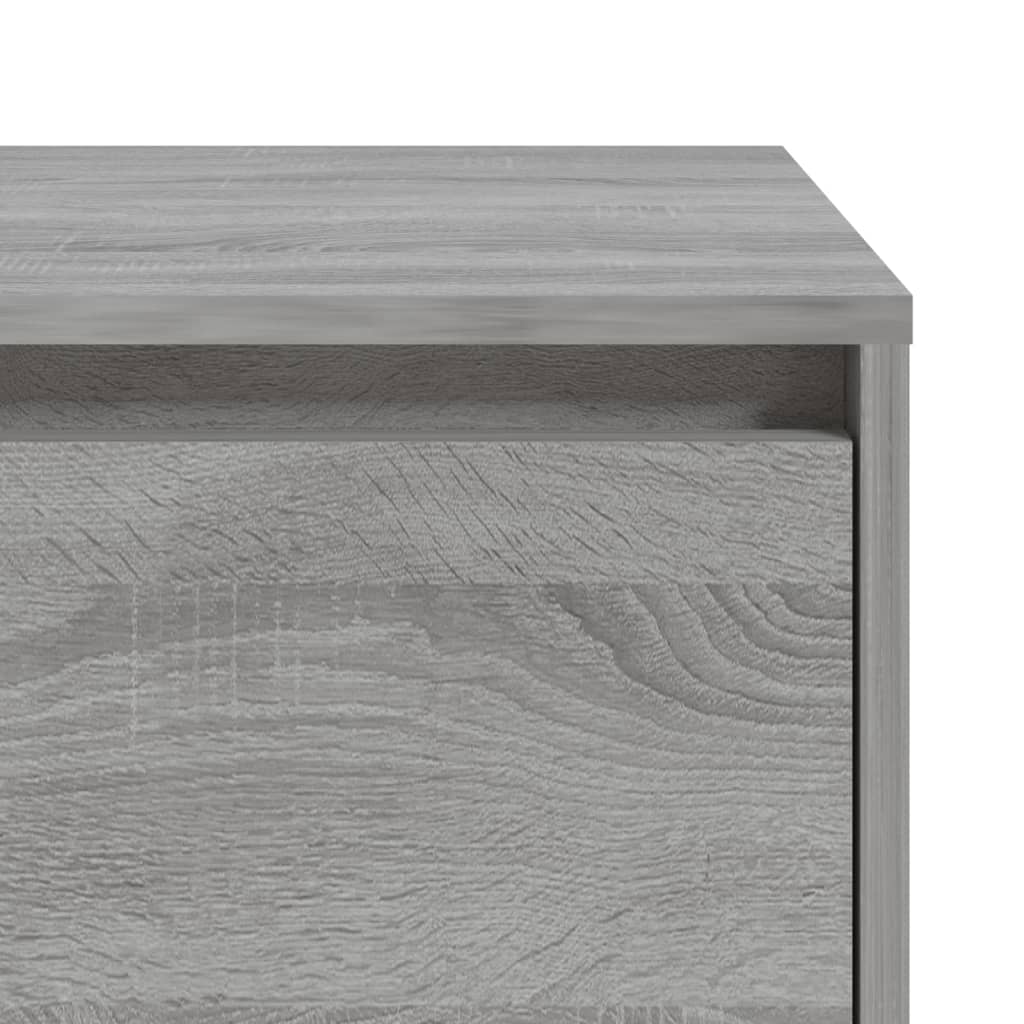 Bedside Cabinet Grey Sonoma 45x34x44.5 cm Engineered Wood