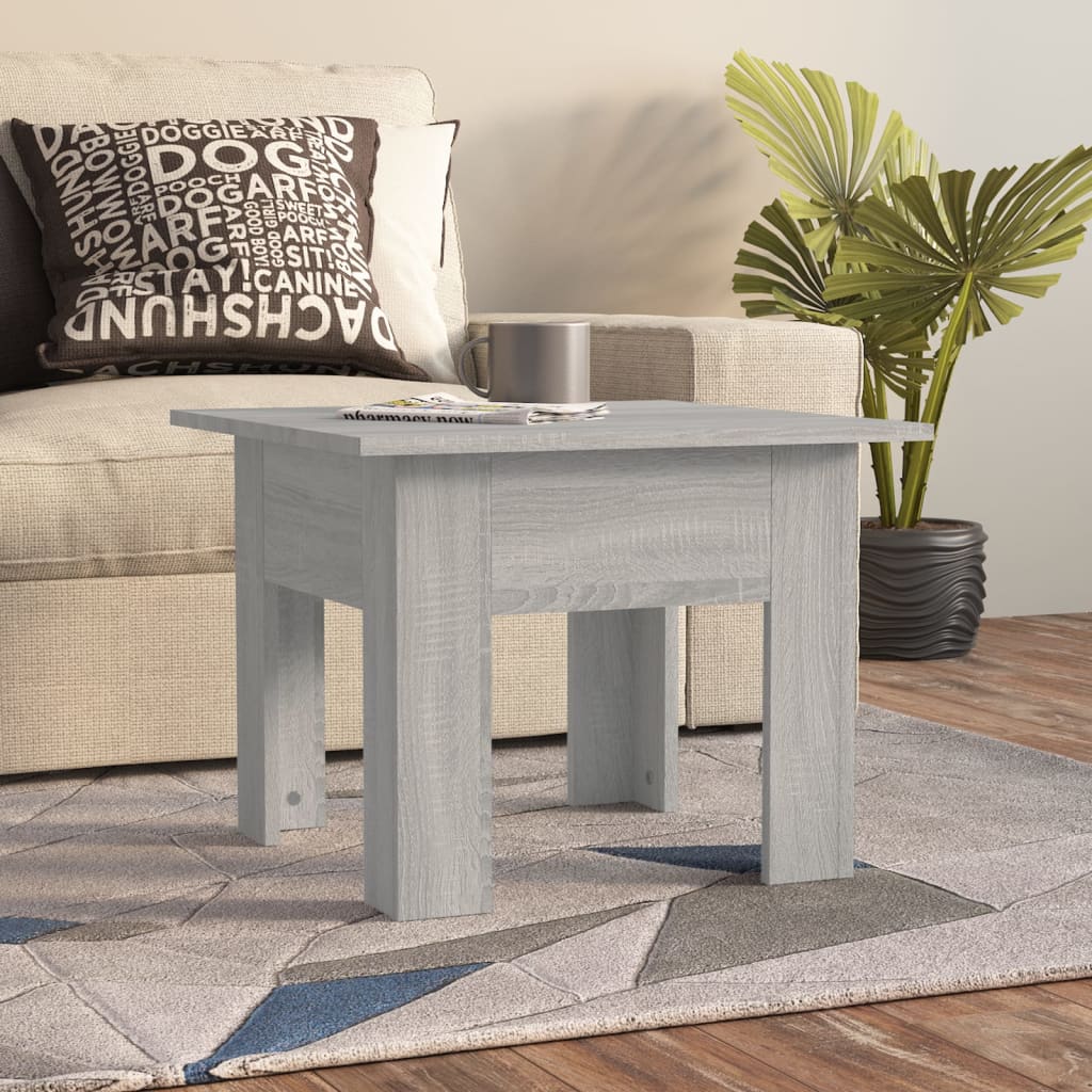 Coffee Table Grey Sonoma 55x55x42 cm Engineered Wood