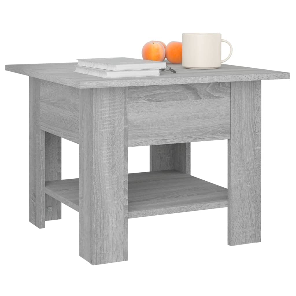 Coffee Table Grey Sonoma 55x55x42 cm Engineered Wood