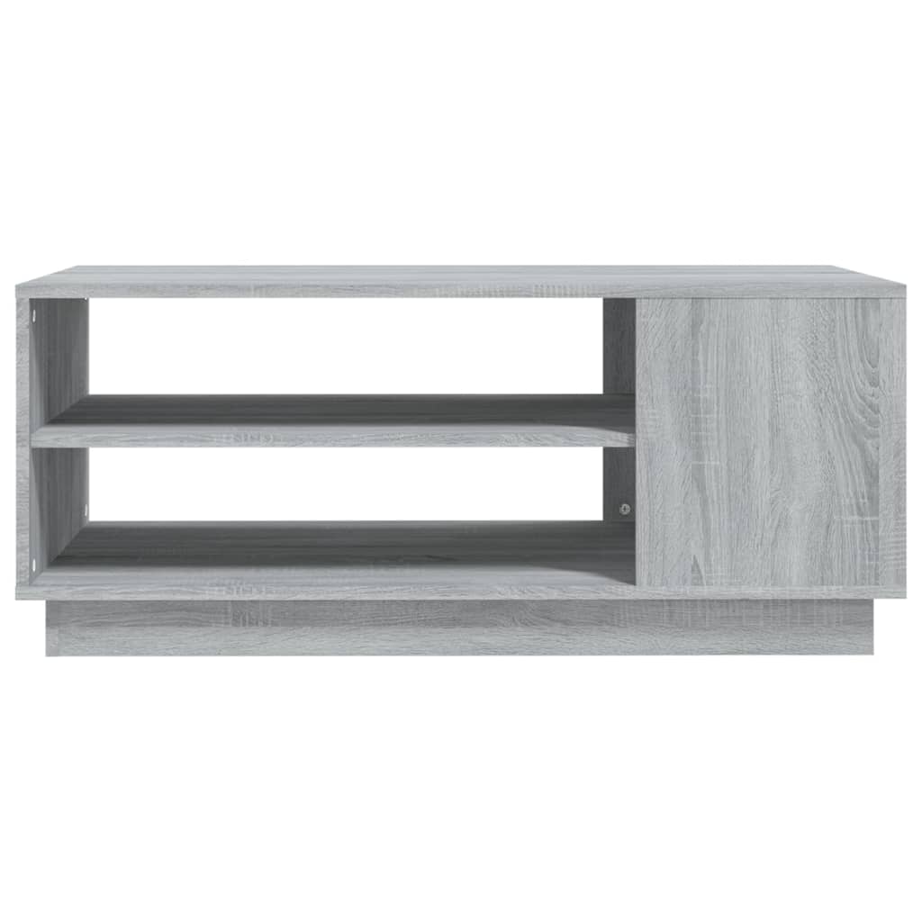 Coffee Table Grey Sonoma 102x55x43 cm Engineered Wood