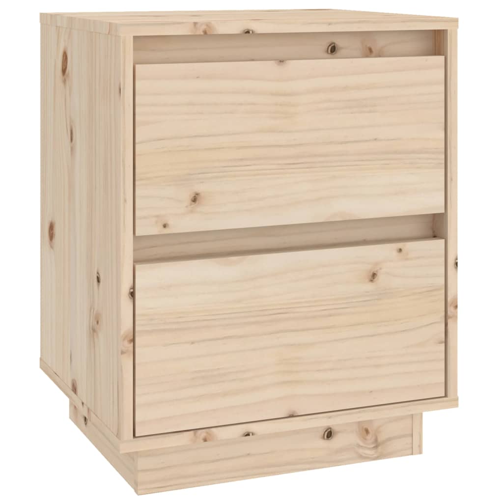 Bedside Cabinet 40x35x50 cm Solid Wood Pine