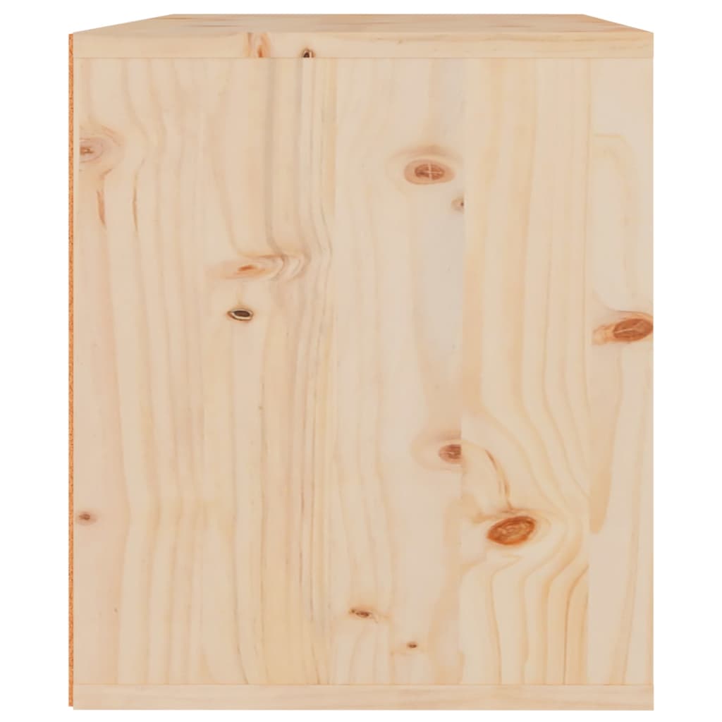 Wall Cabinet 45x30x35 cm Solid Wood Pine