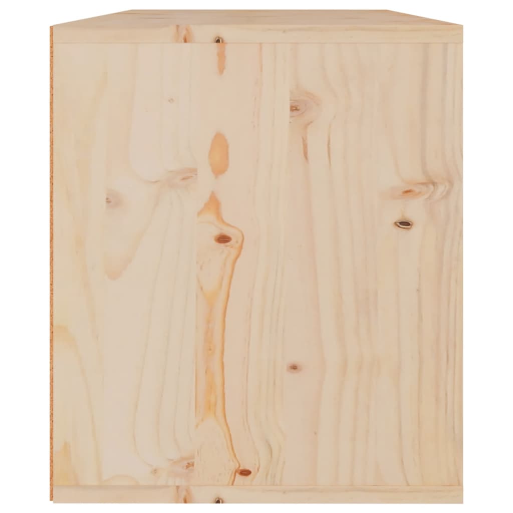 Wall Cabinet 60x30x35 cm Solid Wood Pine