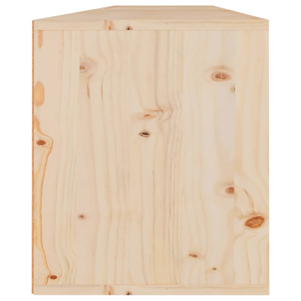 Wall Cabinets 2 pcs 80x30x35 cm Solid Wood Pine