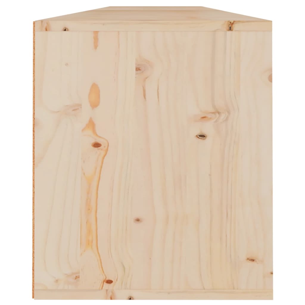 Wall Cabinets 2pcs 100x30x35 cm Solid Wood Pine