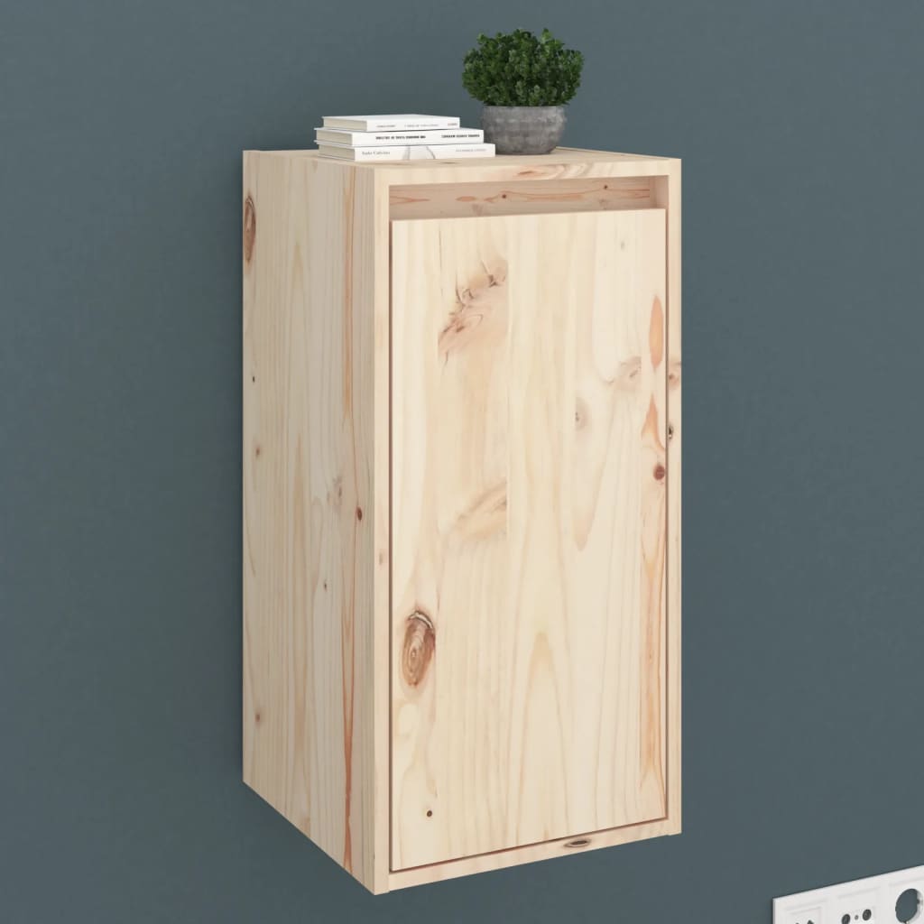 Wall Cabinets 2 pcs 30x30x60 cm Solid Wood Pine