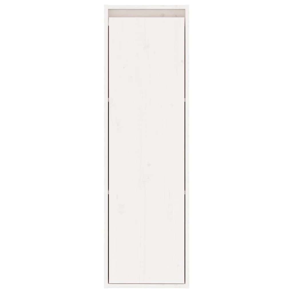 Wall Cabinets 2 pcs White 30x30x100 cm Solid Wood Pine